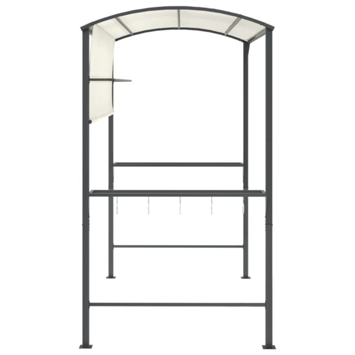 Κιόσκι με Οροφή Κρεμ 220 x 110 x 200 εκ. - Image 4
