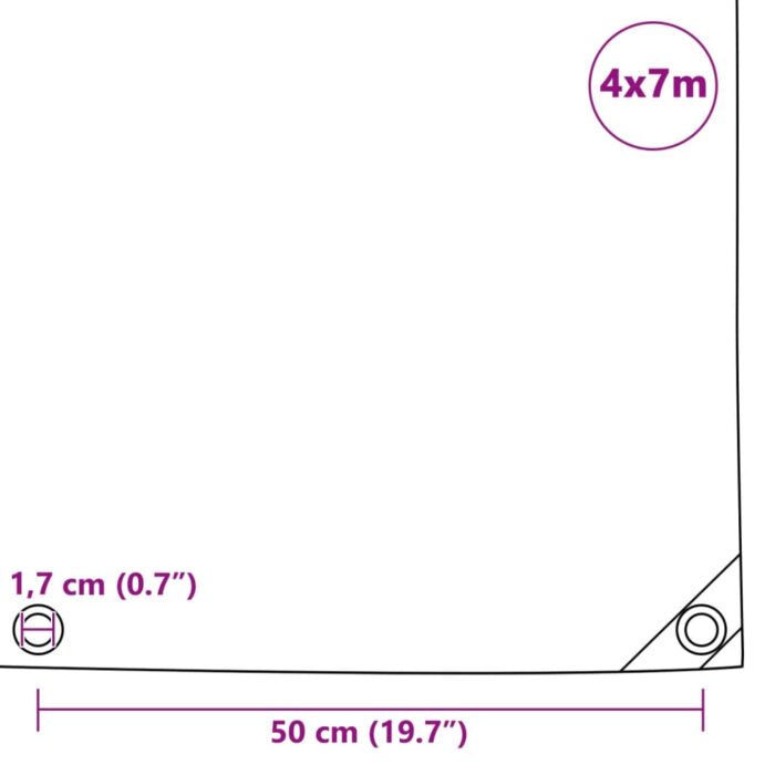 Μουσαμάς Μαύρος 650 γρ./μ.² 4 x 7 μ. - Image 6