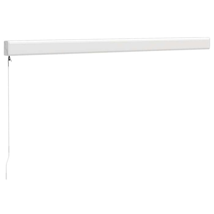 Τέντα Πτυσσόμενη Κίτρινη/Λευκή 3,5 x 2,5 μ. Ύφασμα / Αλουμίνιο - Image 4
