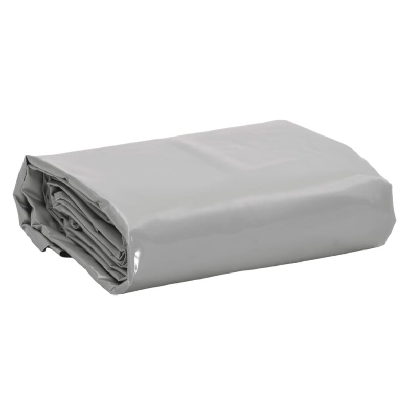 vidaXL Μουσαμάς Γκρι 650 γρ./μ.² 1