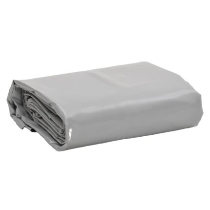 vidaXL Μουσαμάς Γκρι 650 γρ./μ.² 2