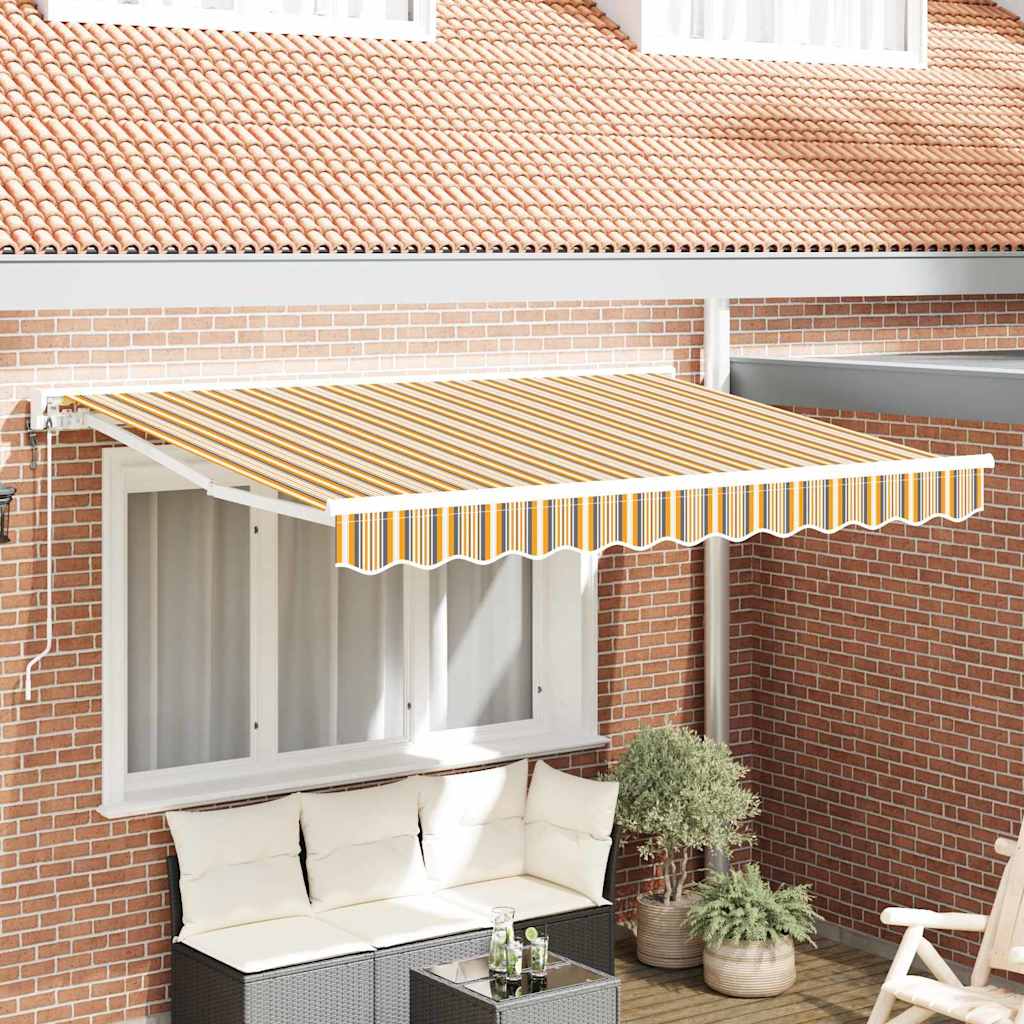 vidaXL Σκελετός Τέντας Κίτρινο και Γκρί 250 x 200 cm vidaXL Σκελετός Τέντας Κίτρινο και Γκρί 250 x 200 cm