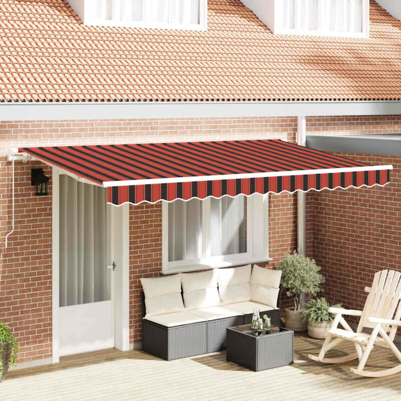 vidaXL Σκηνίτσα Αναδιπλούμενη Πορτοκαλί 350 x 200 cm ύφασμα