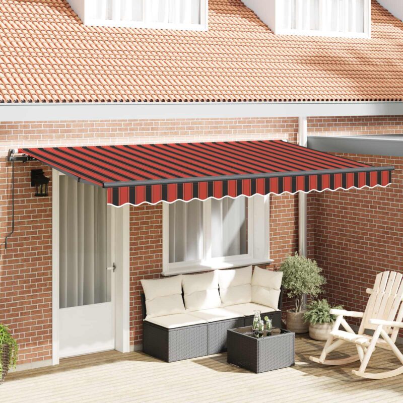 vidaXL Σκηνίτσα Αναδιπλούμενη Πορτοκαλί 350 x 200 cm ύφασμα