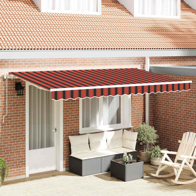 vidaXL Σκηνίτσα Αναδιπλούμενη Πορτοκαλί 350 x 200 cm ύφασμα