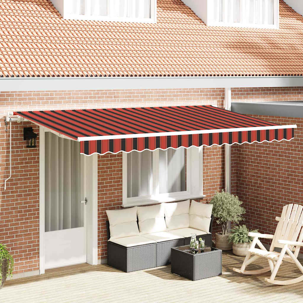 vidaXL Σκηνίτσα Αναδιπλούμενη Πορτοκαλί 350 x 200 cm ύφασμα vidaXL Σκηνίτσα Αναδιπλούμενη Πορτοκαλί 350 x 200 cm ύφασμα
