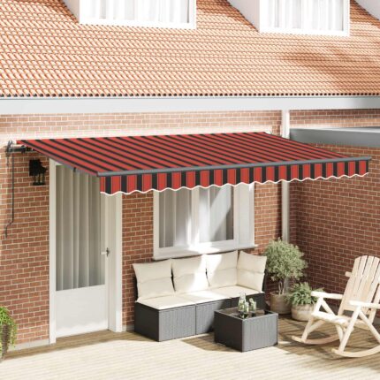 vidaXL Σκηνίτσα Αναδιπλούμενη Πορτοκαλί 350 x 200 cm ύφασμα