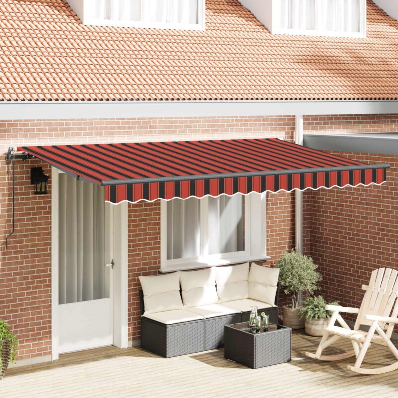 vidaXL Σκηνίτσα Αναδιπλούμενη Πορτοκαλί 350 x 200 cm ύφασμα