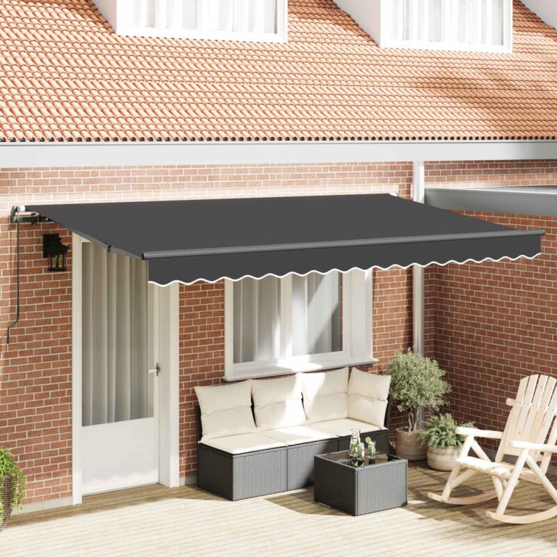 vidaXL Σκηνίτσα Αναδιπλούμενη Ανθρακί 400 x 200 cm ύφασμα