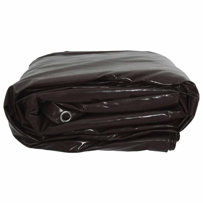 Τέντα 650g / m² Καφέ 1 x 2,5 m Καμβάς με επικάλυψη PVC - Image 4