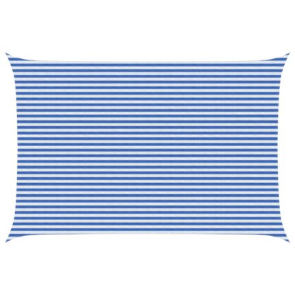 vidaXL Ικανότητα Σκίασης Μπλε και άσπρο 4 x 6 m HDPE