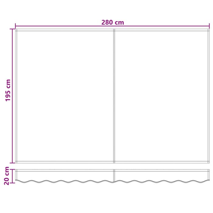 Αναδιπλούμενη τέντα Άμμος 3 x 2 m - Image 7