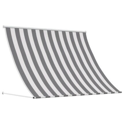 vidaXL Αντιανεμικό Γκρι και Λευκό 150 x 150 cm