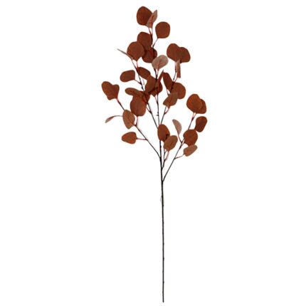 Supergreens Τεχνητό Φύλλο Ευκάλυπτος "Autumn Euca" Κόκκινο 89 εκ.