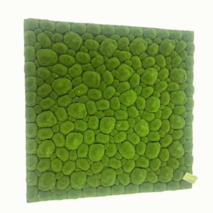 Supergreens Τεχνητή Φυλλωσιά Moss "3D Bun" Πράσινη 100x100 εκ.