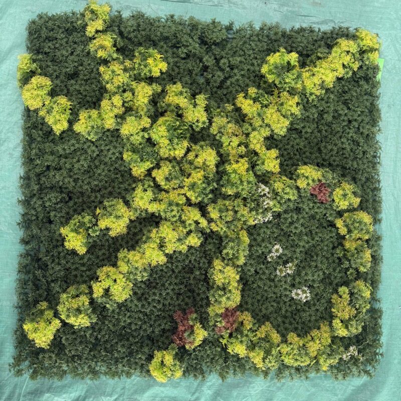 Supergreens Τεχνητή Φυλλωσιά Moss "Aurea Vigna" Πράσινη 100x100 εκ.