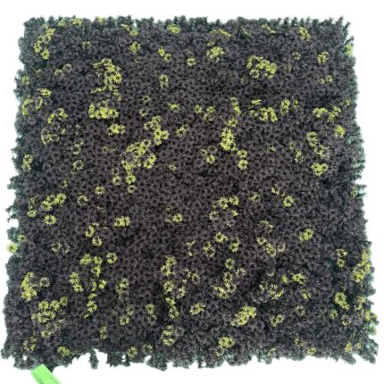 Supergreens Τεχνητή Φυλλωσιά Moss "Ombra Chiara" Μαύρη 100x100 εκ.