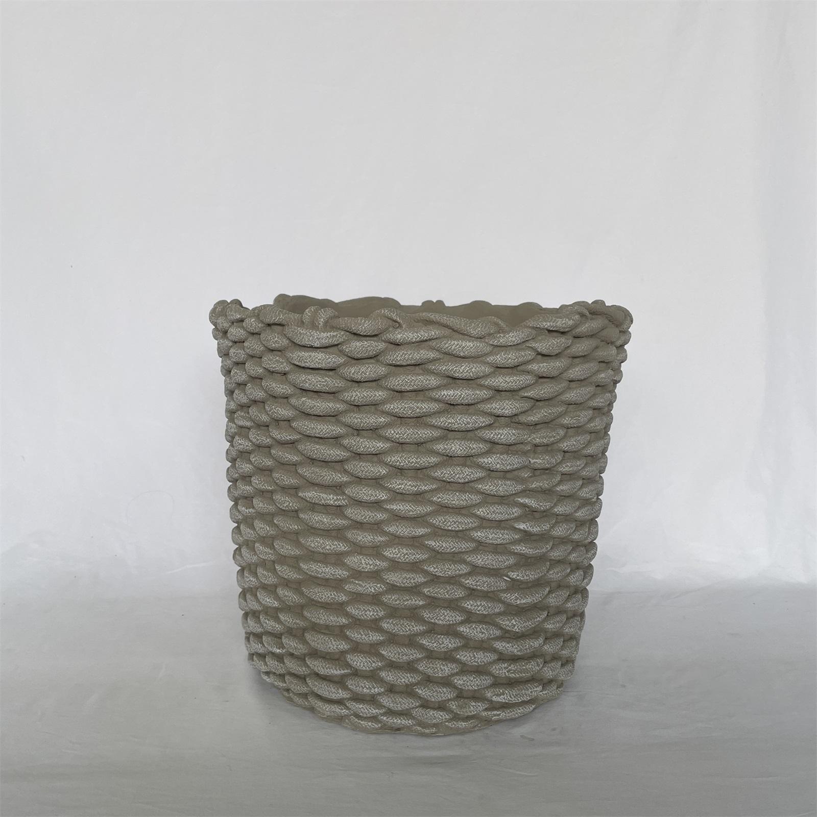 Supergreens Γλάστρα Τσιμεντένια Κυλινδρική "WeaveStone" Γκρι 34x34x31.5 εκ. Supergreens Γλάστρα Τσιμεντένια Κυλινδρική "WeaveStone" Γκρι 34x34x31.5 εκ.