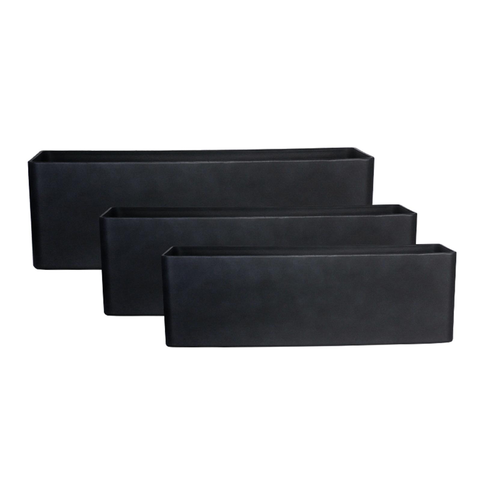 Supergreens Γλάστρα Ρητίνης Ορθογώνια "Linear Block" Μαύρη M 69x22x22 εκ. Supergreens Γλάστρα Ρητίνης Ορθογώνια "Linear Block" Μαύρη M 69x22x22 εκ.