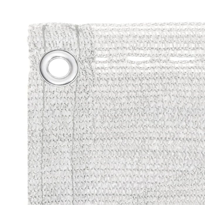 Διαχωριστικό Βεράντας Λευκό 75 x 300 εκ. από HDPE - Image 3