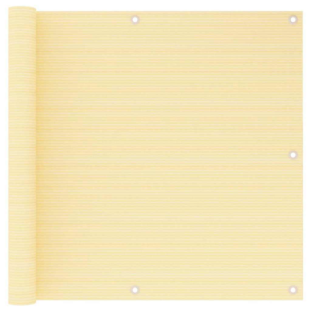 vidaXL Διαχωριστικό Βεράντας Μπεζ 90 x 500 εκ. από HDPE vidaXL Διαχωριστικό Βεράντας Μπεζ 90 x 500 εκ. από HDPE