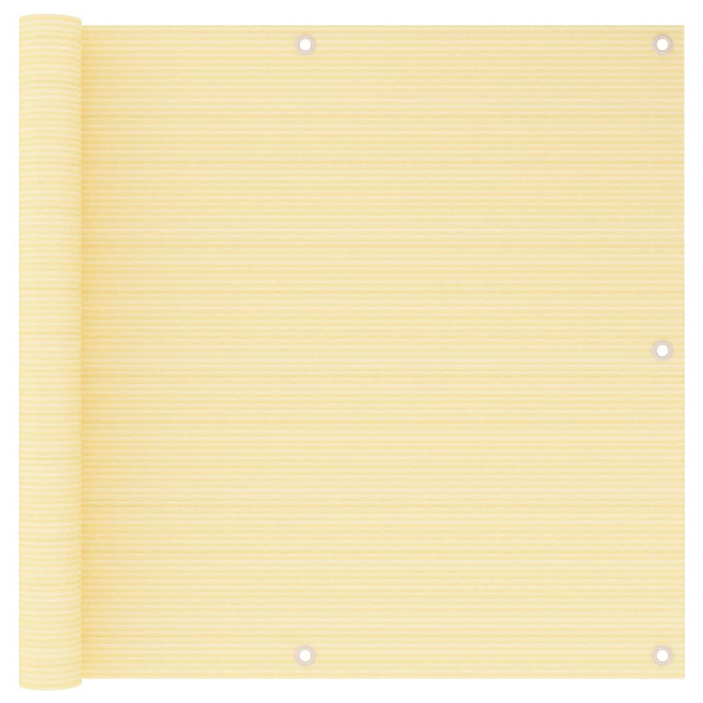vidaXL Διαχωριστικό Βεράντας Μπεζ 90 x 600 εκ. από HDPE vidaXL Διαχωριστικό Βεράντας Μπεζ 90 x 600 εκ. από HDPE
