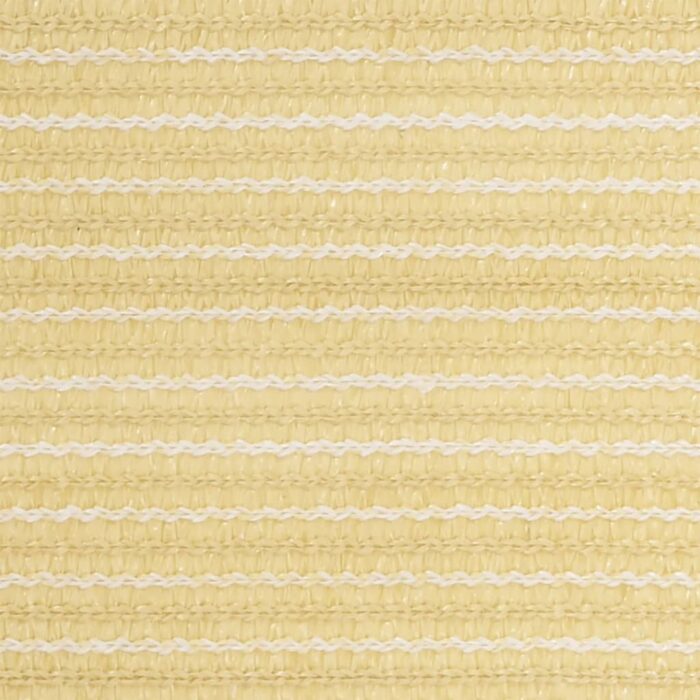 Διαχωριστικό Βεράντας Μπεζ 120 x 600 εκ. από HDPE - Image 2