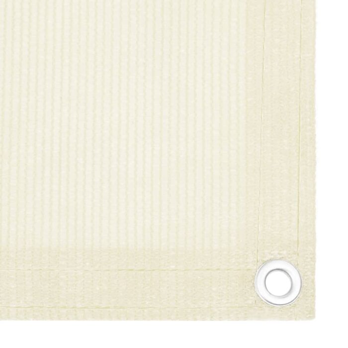 Διαχωριστικό Βεράντας Κρεμ 75 x 500 εκ. από HDPE - Image 2