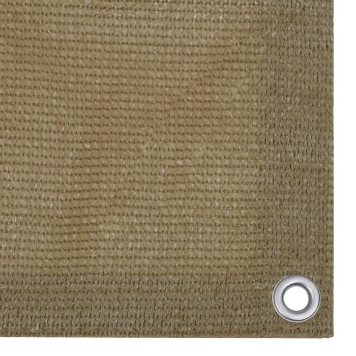 Διαχωριστικό Βεράντας Taupe 90 x 600 εκ. από HDPE - Image 2
