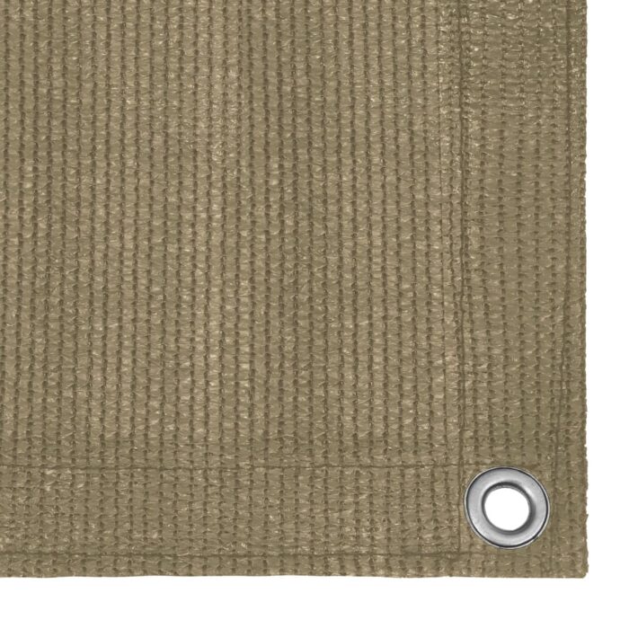 Διαχωριστικό Βεράντας Taupe 120 x 500 εκ. από HDPE - Image 3