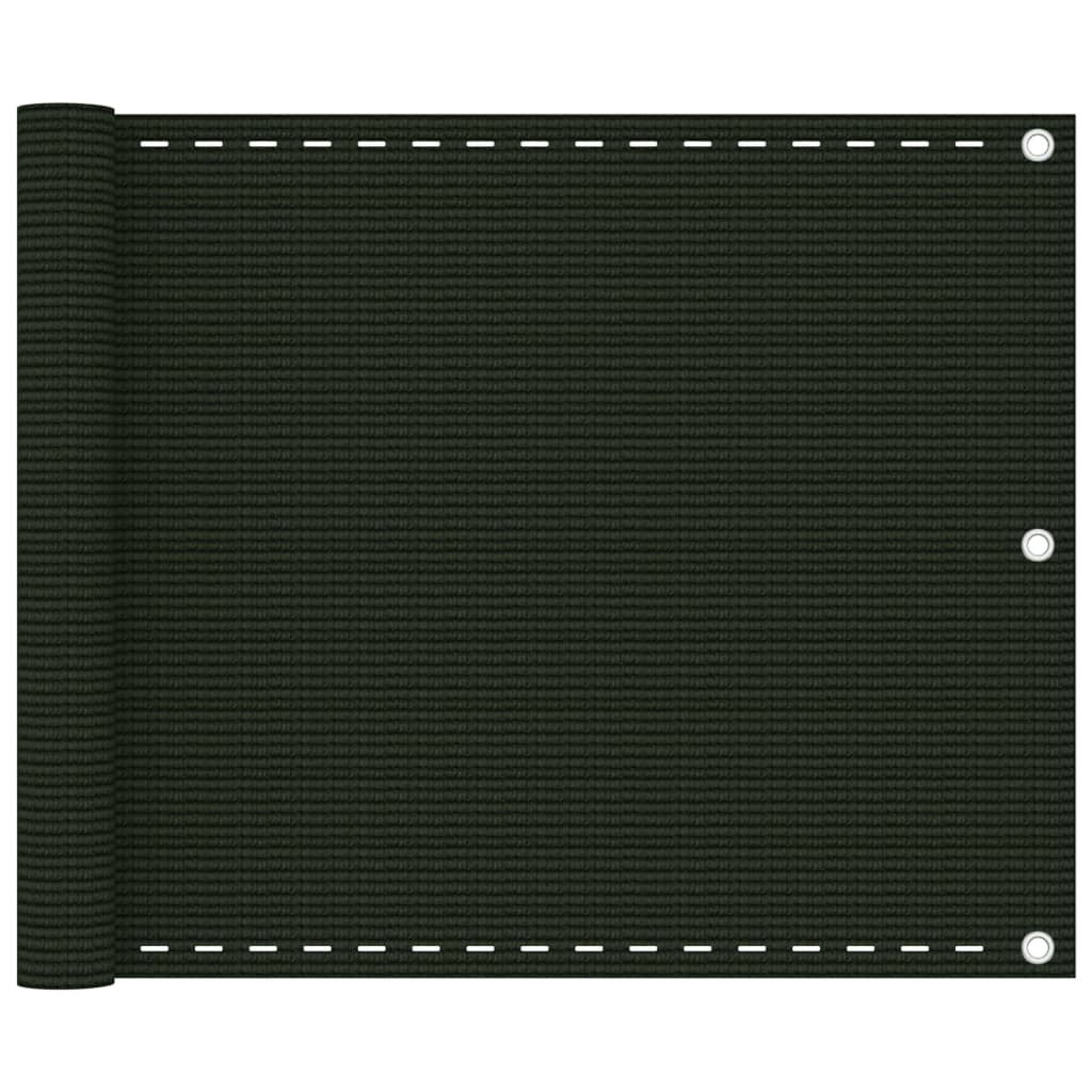 vidaXL Διαχωριστικό Βεράντας Σκούρο Πράσινο 75 x 400 εκ. από HDPE vidaXL Διαχωριστικό Βεράντας Σκούρο Πράσινο 75 x 400 εκ. από HDPE