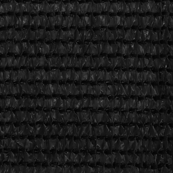 Διαχωριστικό Βεράντας Μαύρο 90 x 500 εκ. από HDPE - Image 2