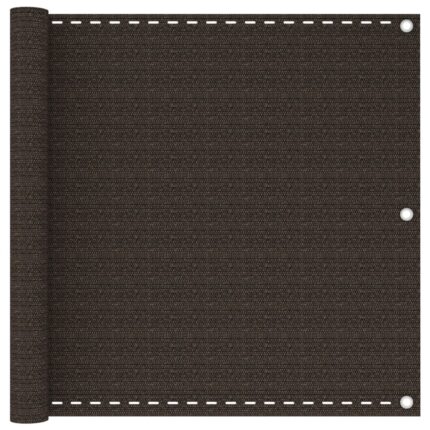 vidaXL Διαχωριστικό Βεράντας Καφέ 90 x 300 εκ. από HDPE