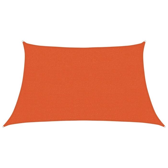 Πανί Σκίασης 160 g/m² Τραπέζιο Πορτοκαλί 3/4 x 2 μ. HDPE - Image 2