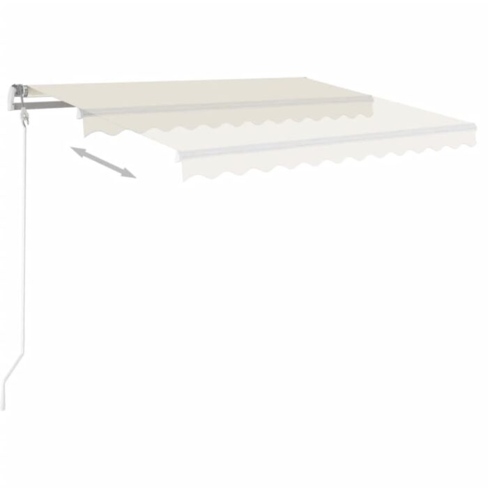 Τέντα Συρόμενη Αυτόματη Κρεμ 350 x 250 εκ. - Image 4
