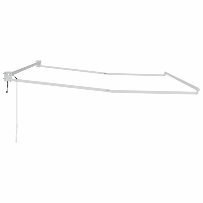 Αναδιπλούμενο πλαίσιο τέντας Λευκός 450 x 300 εκ Αλουμίνιο - Image 5