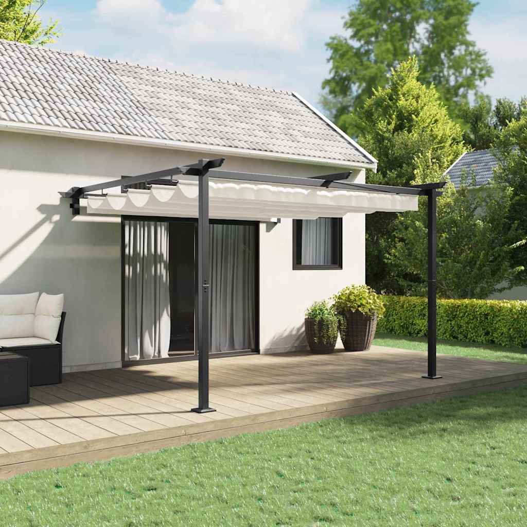 vidaXL Κιόσκι 300 x 300 x 200 cm Κρεμ Πολυεστέρας vidaXL Κιόσκι 300 x 300 x 200 cm Κρεμ Πολυεστέρας