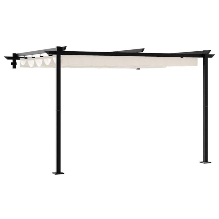Κιόσκι 300 x 300 x 200 cm Κρεμ Πολυεστέρας - Image 2