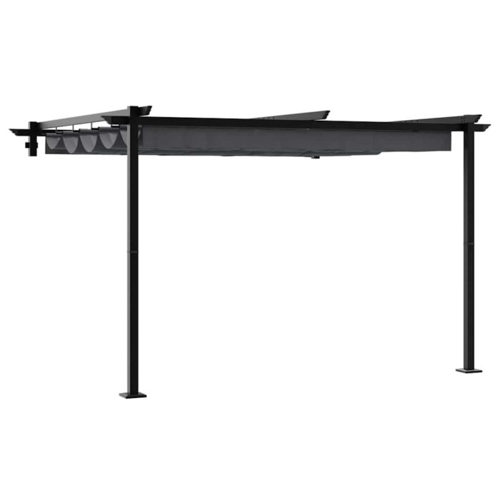 Κιόσκι 300 x 300 x 200 cm Ανθρακί Πολυεστέρας - Image 2