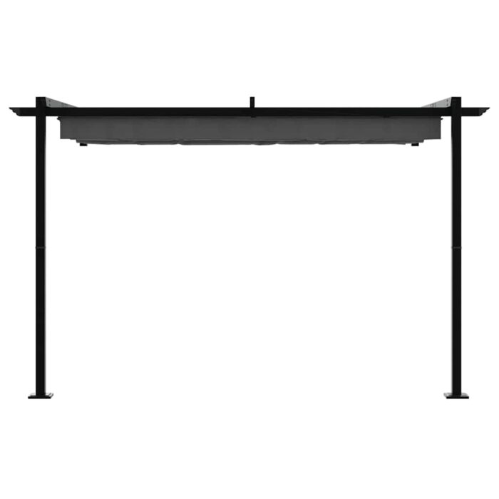 Κιόσκι 300 x 300 x 200 cm Ανθρακί Πολυεστέρας - Image 4