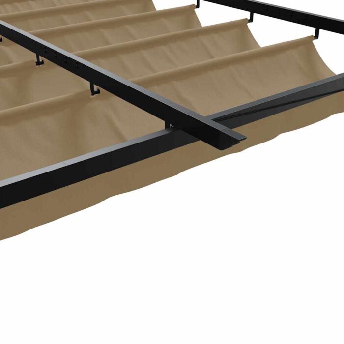 Κιόσκι 300 x 300 x 200 cm Taupe Πολυεστέρας - Image 7