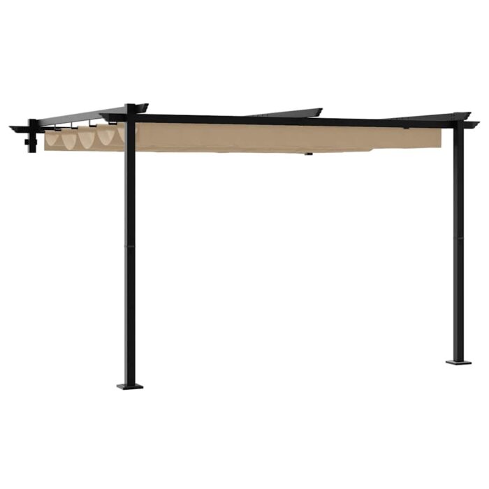 Κιόσκι 300 x 300 x 200 cm Taupe Πολυεστέρας - Image 2