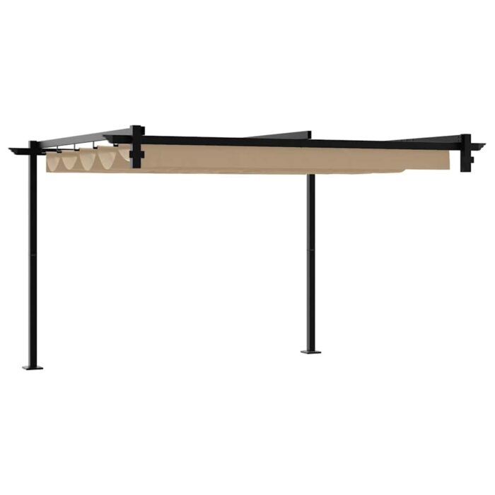 Κιόσκι 300 x 300 x 200 cm Taupe Πολυεστέρας - Image 6