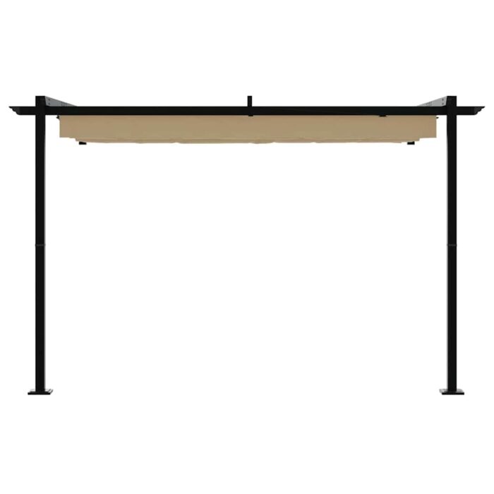Κιόσκι 300 x 300 x 200 cm Taupe Πολυεστέρας - Image 4