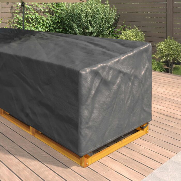 Κάλυμμα επίπλων Μαύρο 325 x 325 x 80 εκ. Ύφασμα Oxford 420D - Image 4
