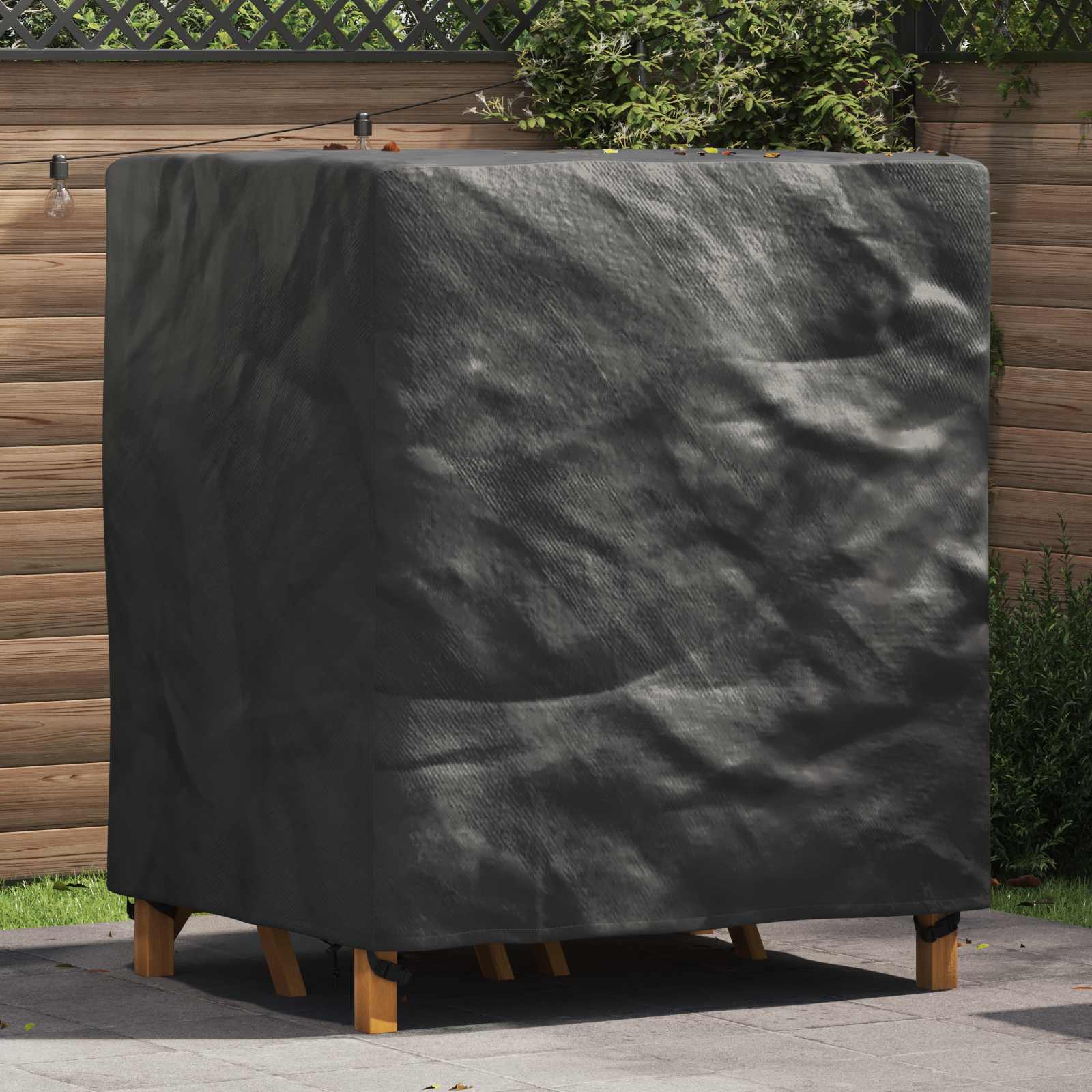 vidaXL Κάλυμμα επίπλων Μονόχρωμο Μαύρο 116 x 100 x 120 εκ. 210D vidaXL Κάλυμμα επίπλων Μονόχρωμο Μαύρο 116 x 100 x 120 εκ. 210D