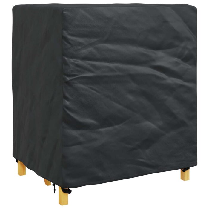 Κάλυμμα επίπλων Μονόχρωμο Μαύρο 116 x 100 x 120 εκ. 210D - Image 3