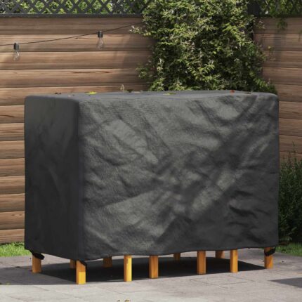 vidaXL Κάλυμμα επίπλων Μονόχρωμο Μαύρο 140 x 70 x 90 cm 210D