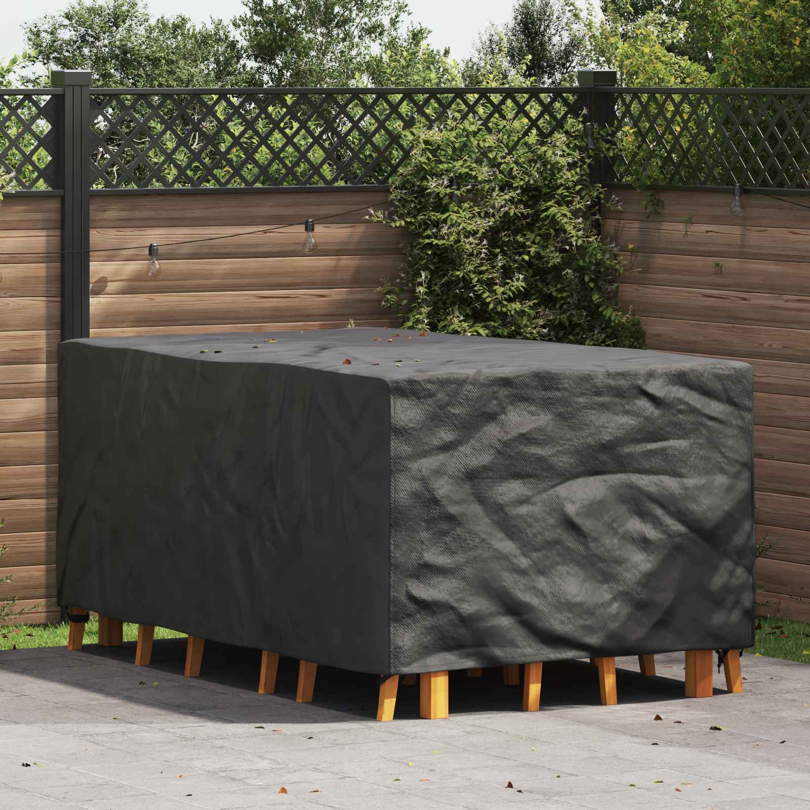 vidaXL Κάλυμμα επίπλων Μονόχρωμο Μαύρο 143 x 225 x 90 εκ. 210D vidaXL Κάλυμμα επίπλων Μονόχρωμο Μαύρο 143 x 225 x 90 εκ. 210D