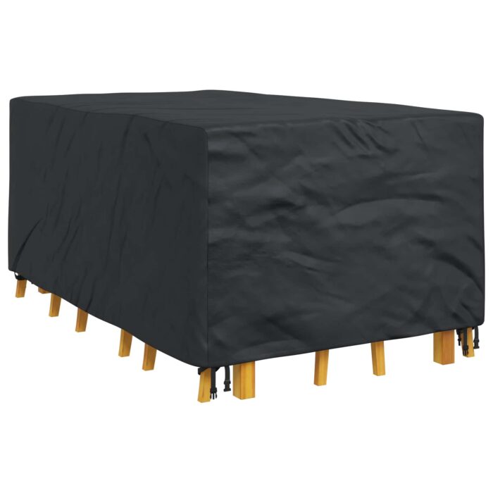 Κάλυμμα επίπλων Μονόχρωμο Μαύρο 143 x 225 x 90 εκ. 600D - Image 3